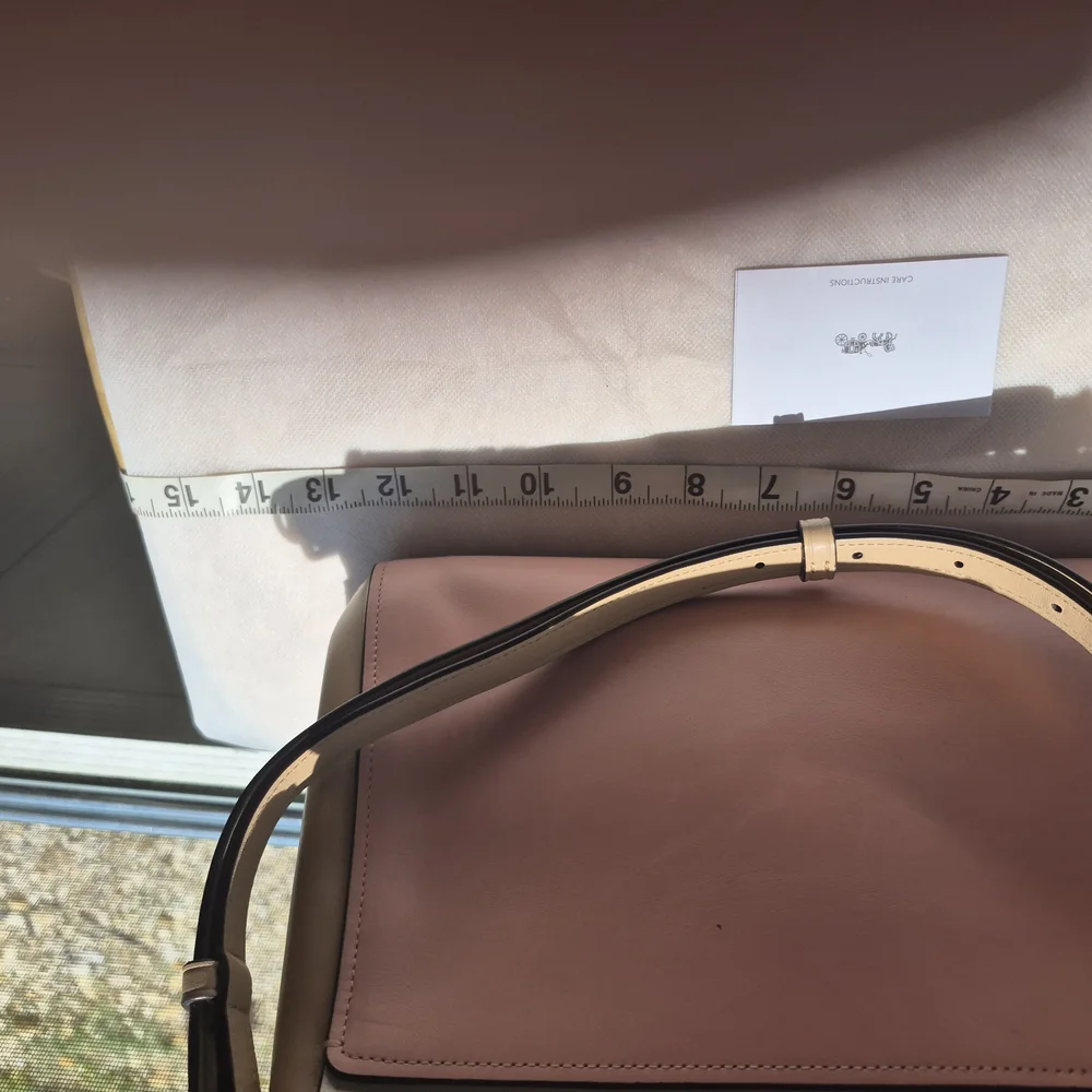 Coach Pink and Cream Women's Bag - Picture 2 of 10